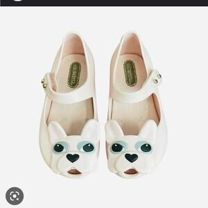 Mini Melissa Ultragirl Dog Pug Mary Jane Shoes 8